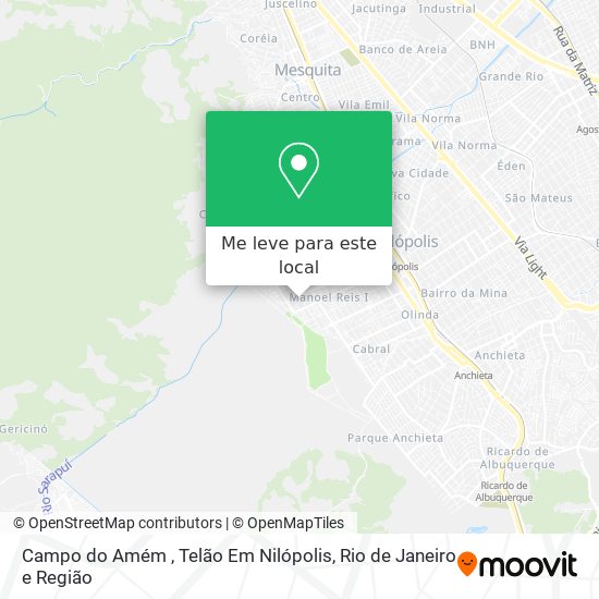 Campo do Amém , Telão Em Nilópolis mapa