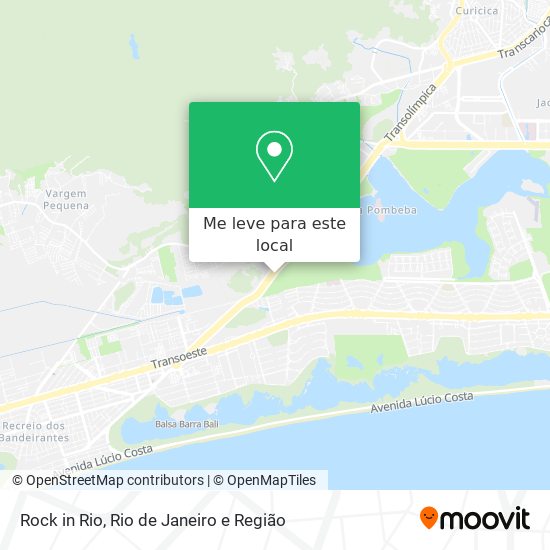 Rock in Rio mapa