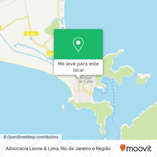 Advocacia Leone & Lima mapa