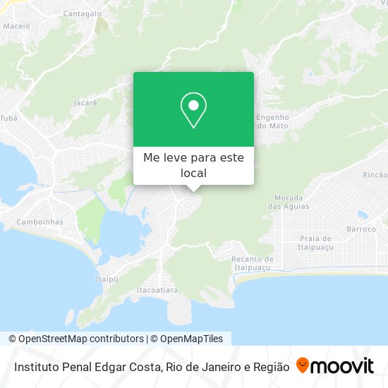 Instituto Penal Edgar Costa mapa