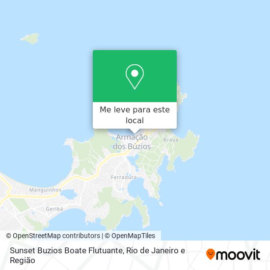 Sunset Buzios Boate Flutuante mapa
