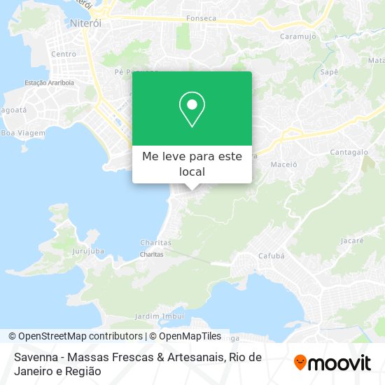 Savenna - Massas Frescas & Artesanais mapa
