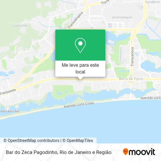 Bar do Zeca Pagodinho mapa