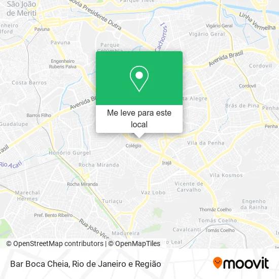 Bar Boca Cheia mapa