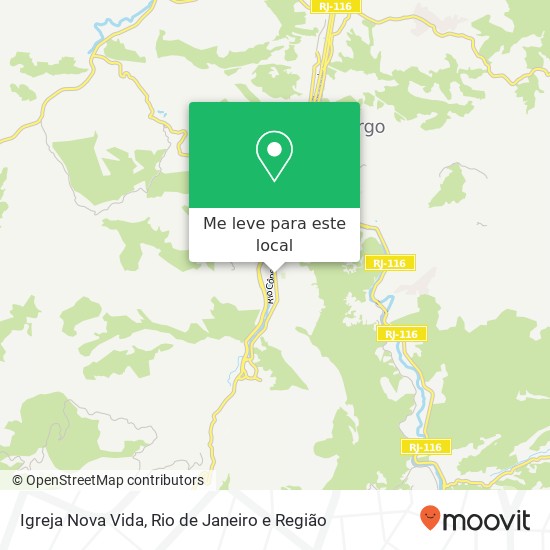 Igreja Nova Vida mapa