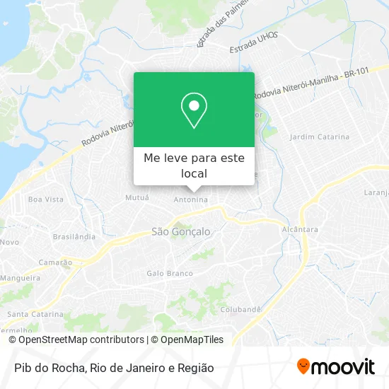 Pib do Rocha mapa