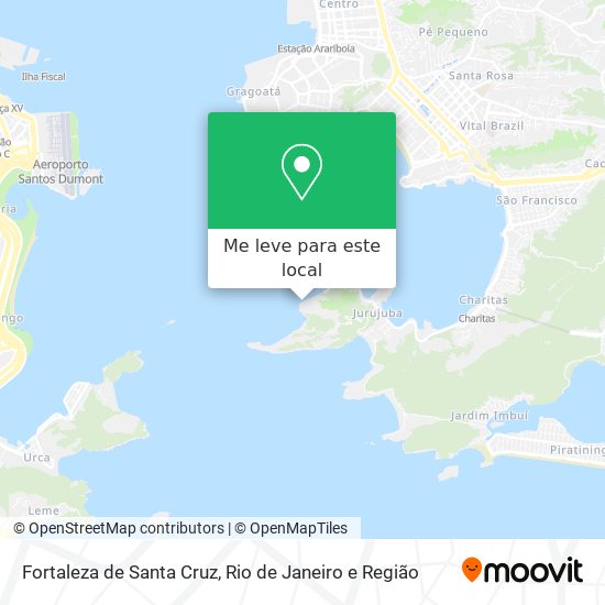 Fortaleza de Santa Cruz mapa