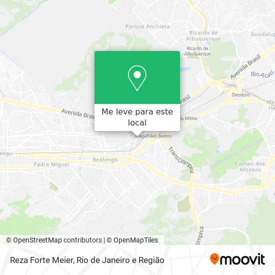 Reza Forte Meier mapa