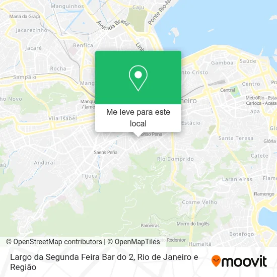 Largo da Segunda Feira Bar do 2 mapa