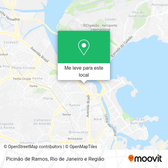 Picinão de Ramos mapa