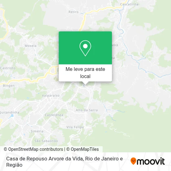 Casa de Repouso Arvore da Vida mapa
