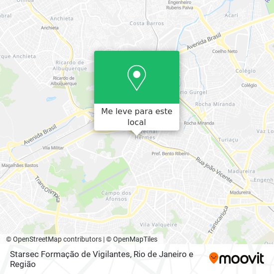 Starsec Formação de Vigilantes mapa