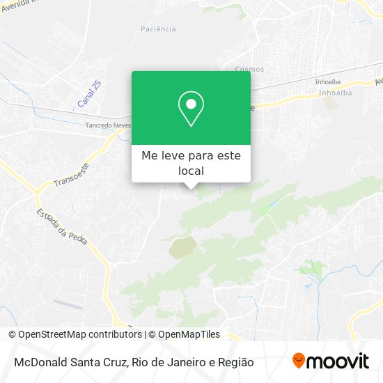 McDonald Santa Cruz mapa