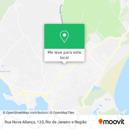 Rua Nova Aliança, 133 mapa