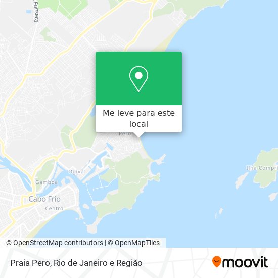 Praia Pero mapa