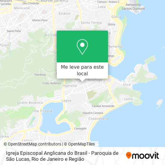 Igreja Episcopal Anglicana do Brasil - Paroquia de São Lucas mapa