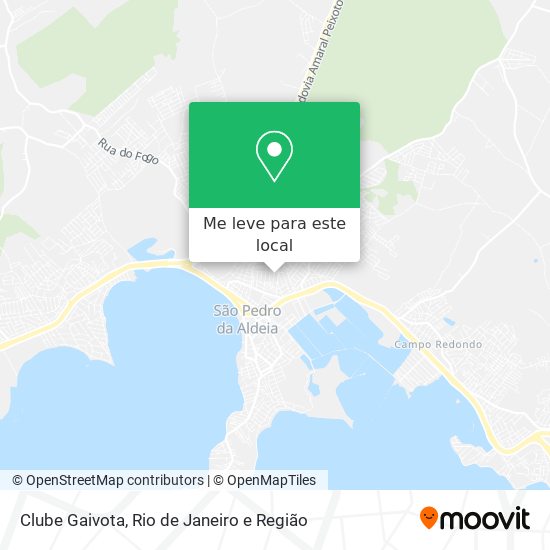 Clube Gaivota mapa