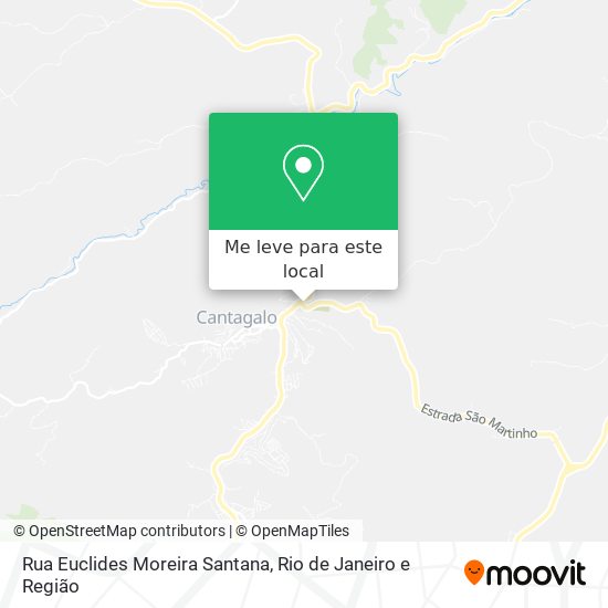 Rua Euclides Moreira Santana mapa