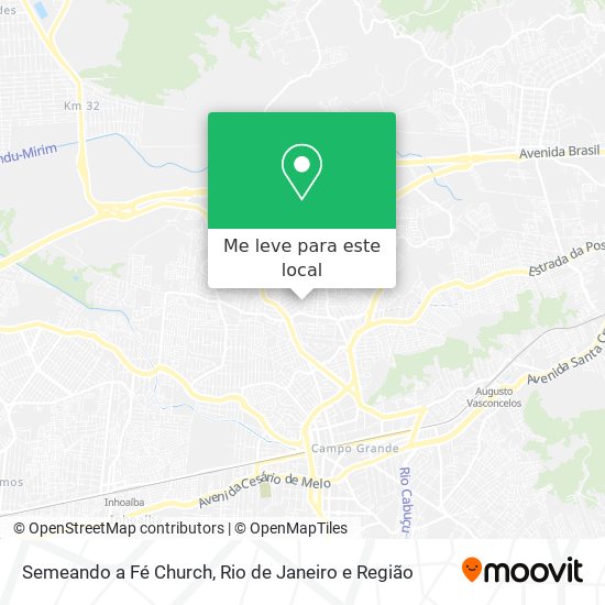 Semeando a Fé Church mapa