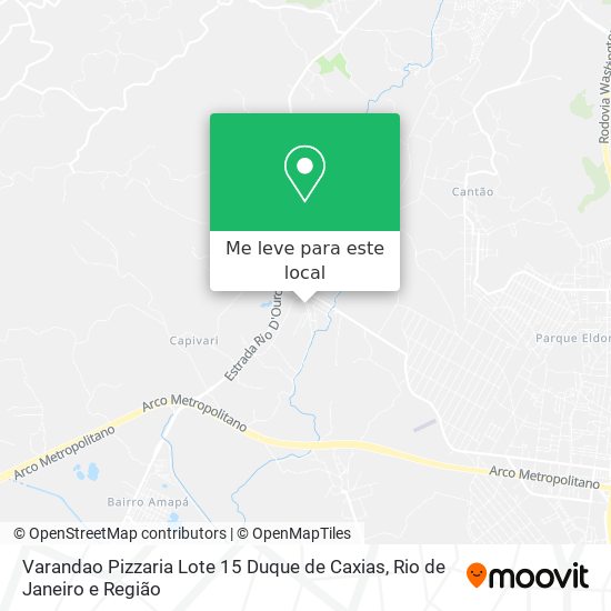 Varandao Pizzaria Lote 15 Duque de Caxias mapa