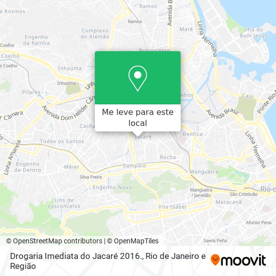 Drogaria Imediata do Jacaré 2016. mapa