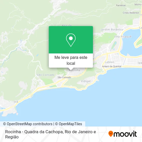Rocinha - Quadra da Cachopa mapa
