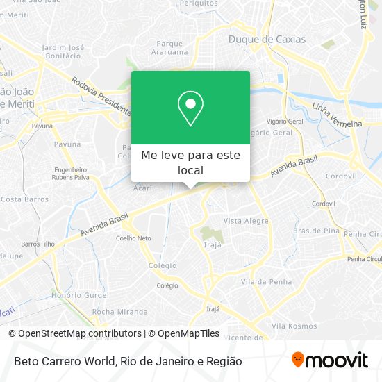 Beto Carrero World mapa
