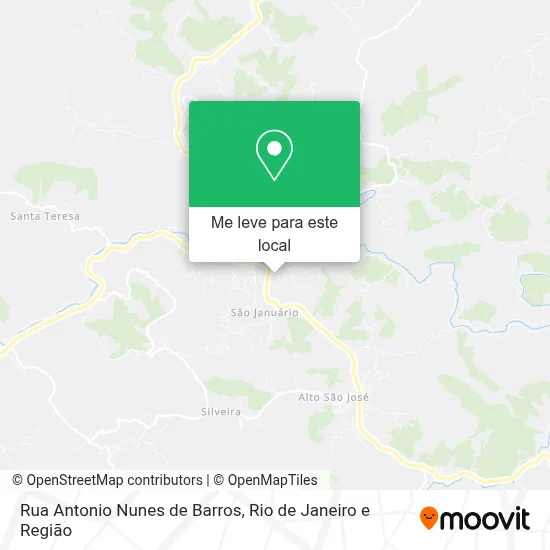 Rua Antonio Nunes de Barros mapa