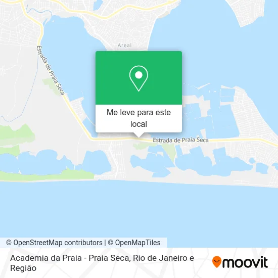 Academia da Praia - Praia Seca mapa