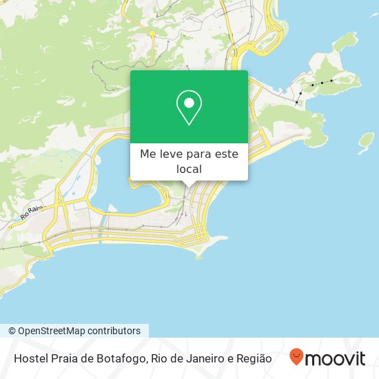 Hostel Praia de Botafogo mapa