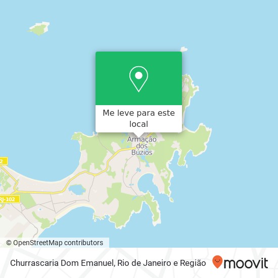 Churrascaria Dom Emanuel mapa