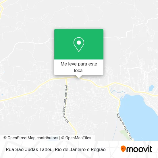 Rua Sao Judas Tadeu mapa
