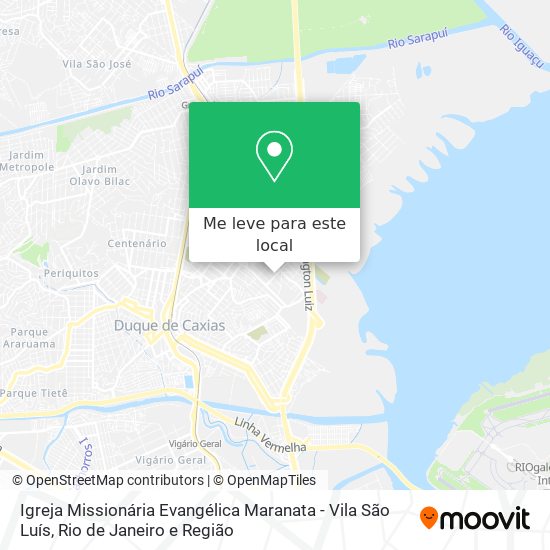 Igreja Missionária Evangélica Maranata - Vila São Luís mapa