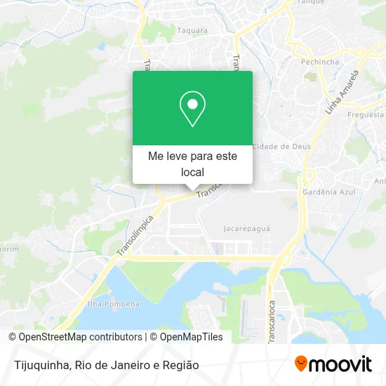 Tijuquinha mapa