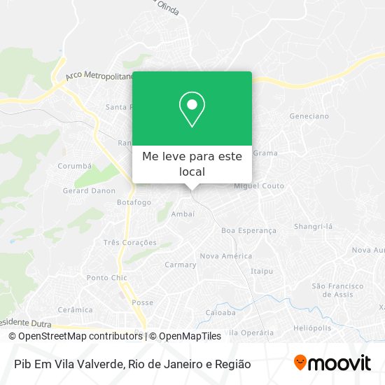 Pib Em Vila Valverde mapa