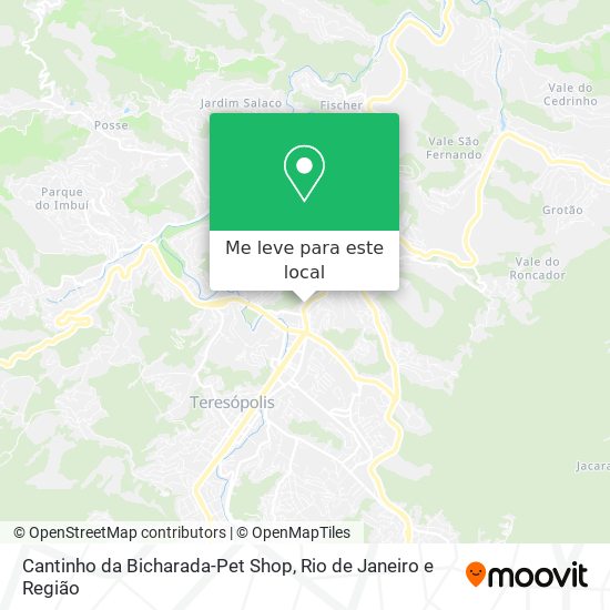 Cantinho da Bicharada-Pet Shop mapa