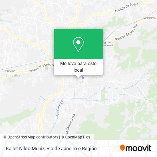 Ballet Nildo Muniz mapa
