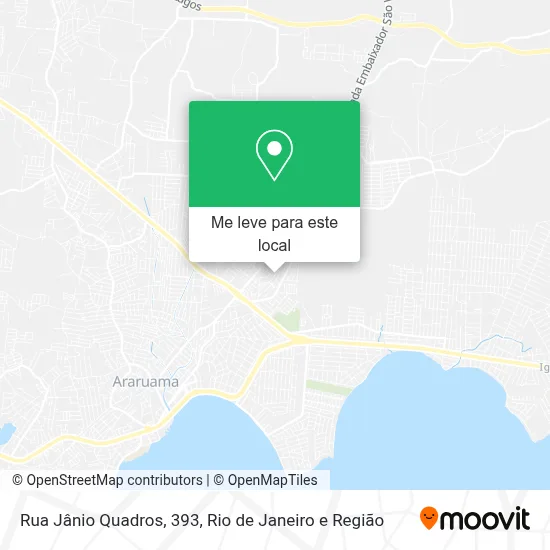 Rua Jânio Quadros, 393 mapa