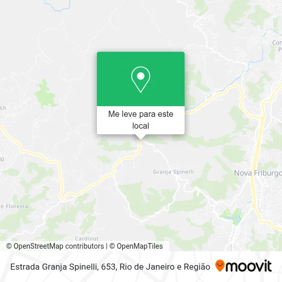 Estrada Granja Spinelli, 653 mapa