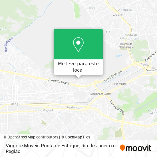 Viggore Moveis Ponta de Estoque mapa