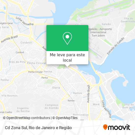 Cd Zona Sul mapa