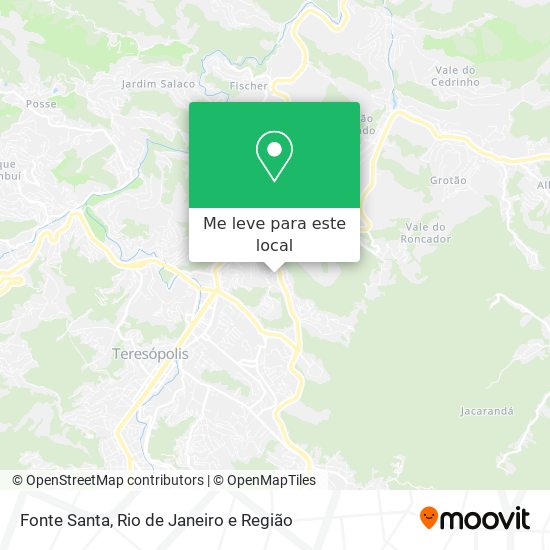 Fonte Santa mapa