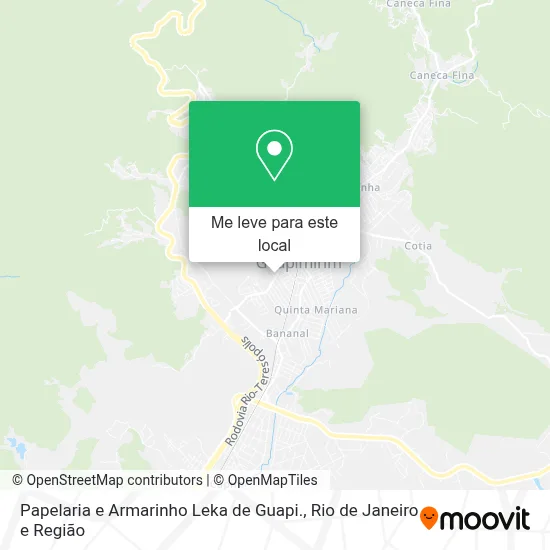Papelaria e Armarinho Leka de Guapi. mapa