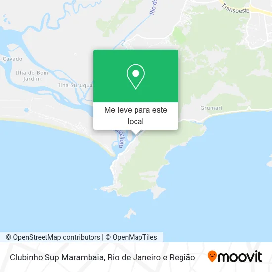 Clubinho Sup Marambaia mapa