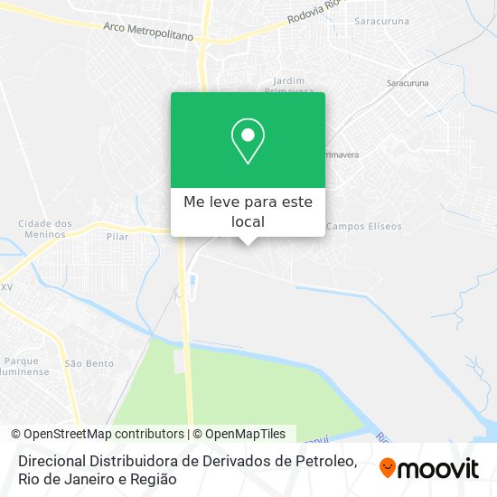 Direcional Distribuidora de Derivados de Petroleo mapa