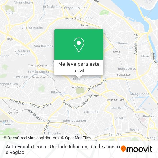 Auto Escola Lessa - Unidade Inhaúma mapa