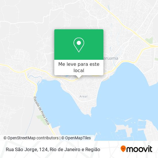 Rua São Jorge, 124 mapa