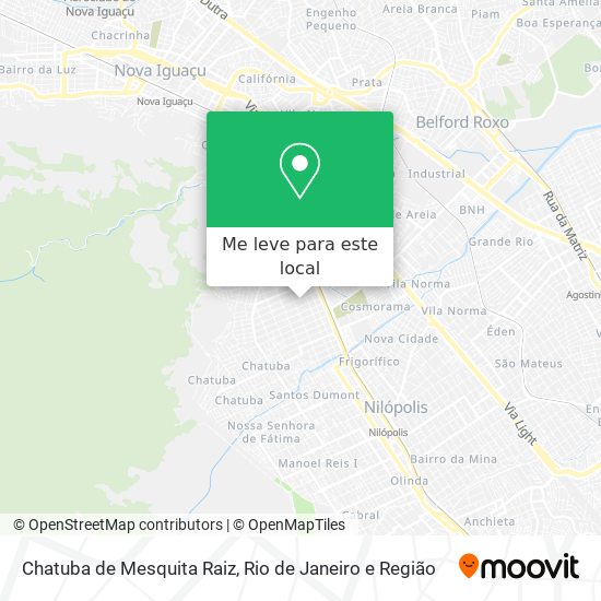 Chatuba de Mesquita Raiz mapa