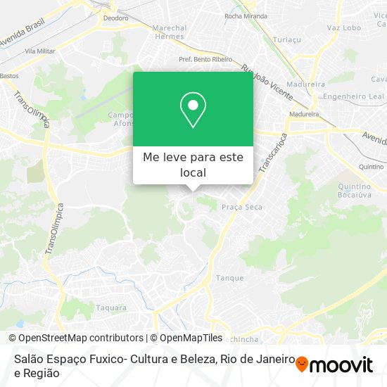 Salão Espaço Fuxico- Cultura e Beleza mapa