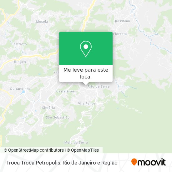 Troca Troca Petropolis mapa